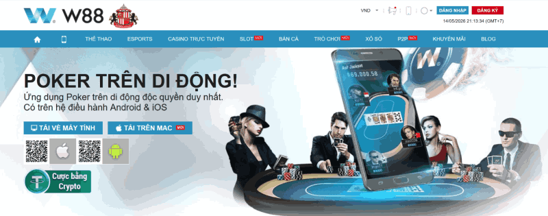 W88 poker di động